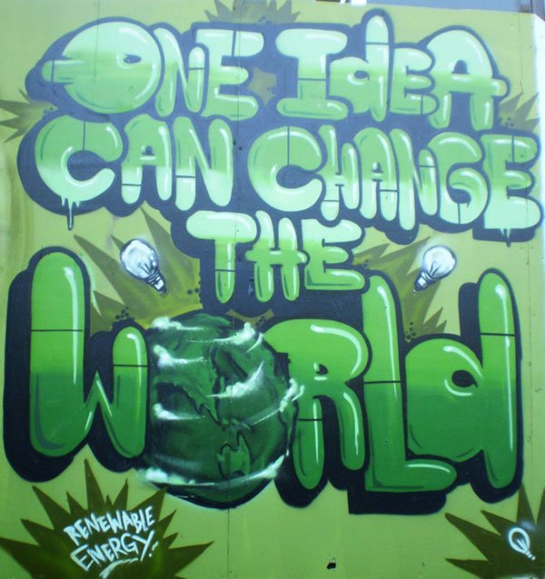 Detail Poster Go Green Graffiti Nomer 10