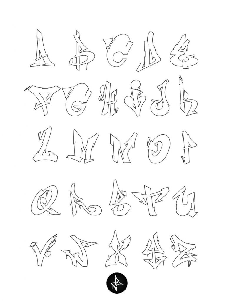 Detail Printable Graffiti Letters Nomer 8