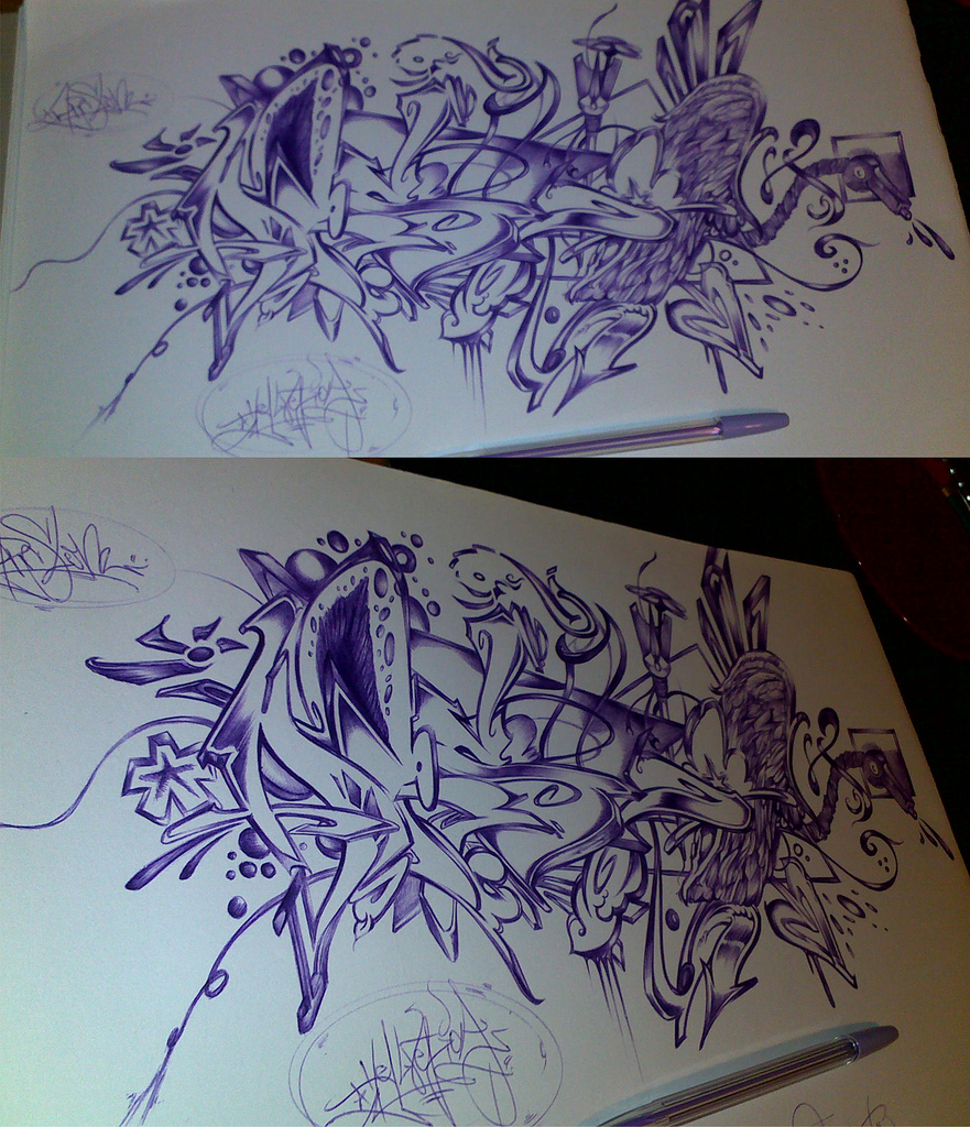 Detail Pulpen Graffiti Nomer 30