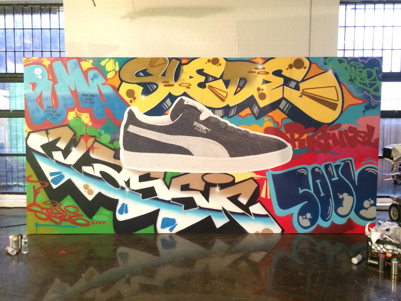 Detail Puma Suede Graffiti Nomer 4