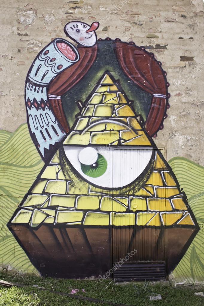 Detail Pyramid Graffiti Nomer 19