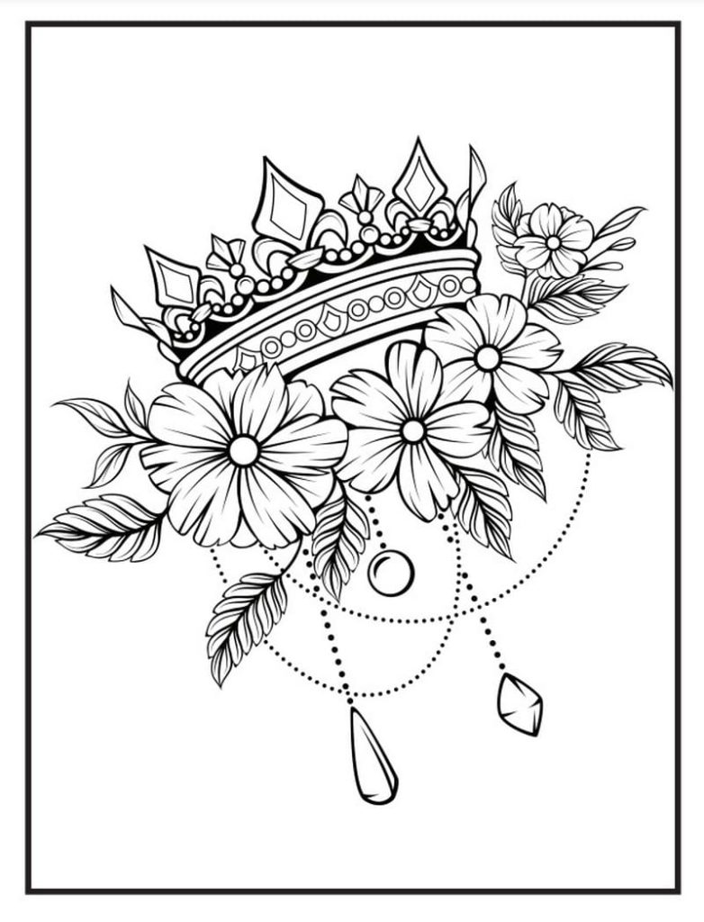 Detail Queen Graffiti Coloring Pages Nomer 23