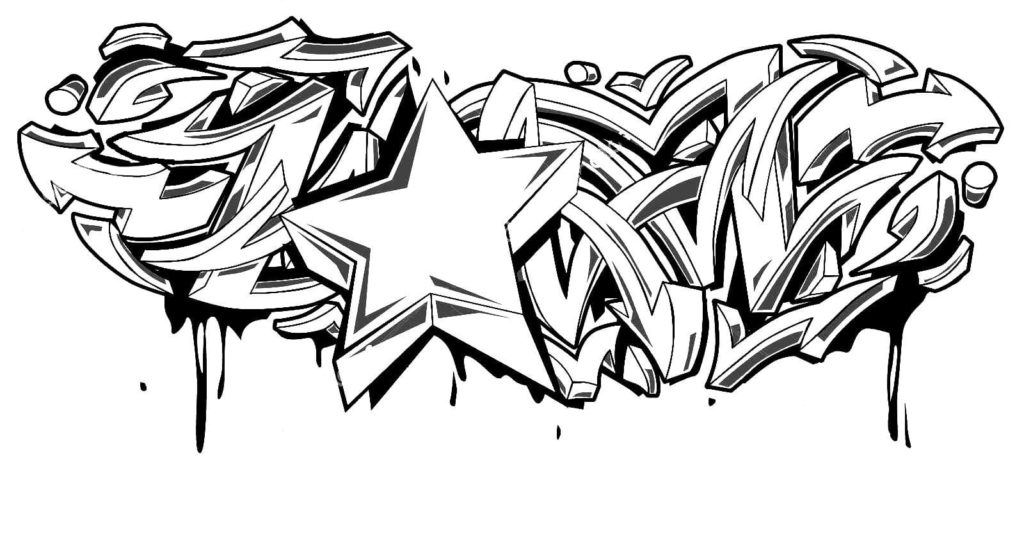 Detail Queen Graffiti Coloring Pages Nomer 8