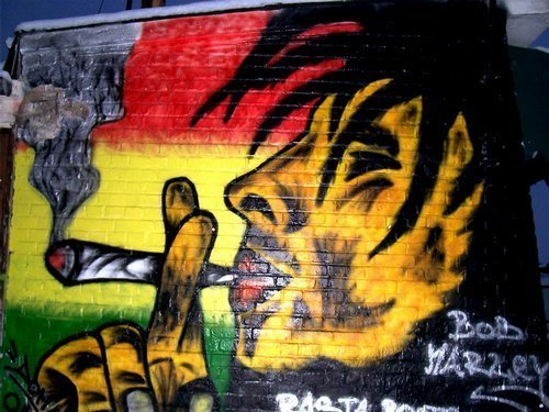 Detail Rasta Graffiti Art Nomer 22