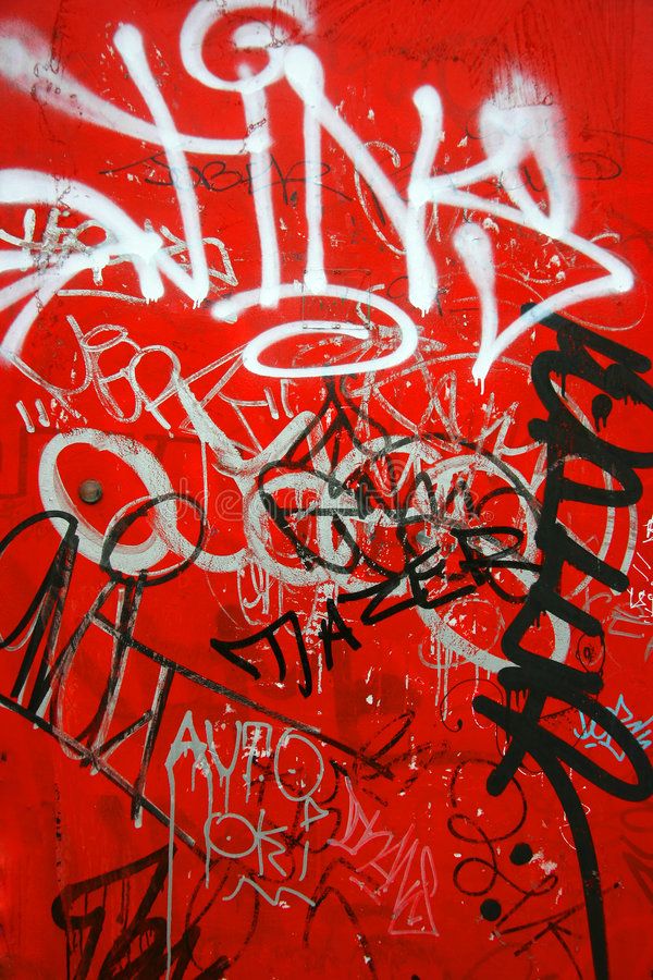 Red And Black Graffiti Wallpaper - KibrisPDR
