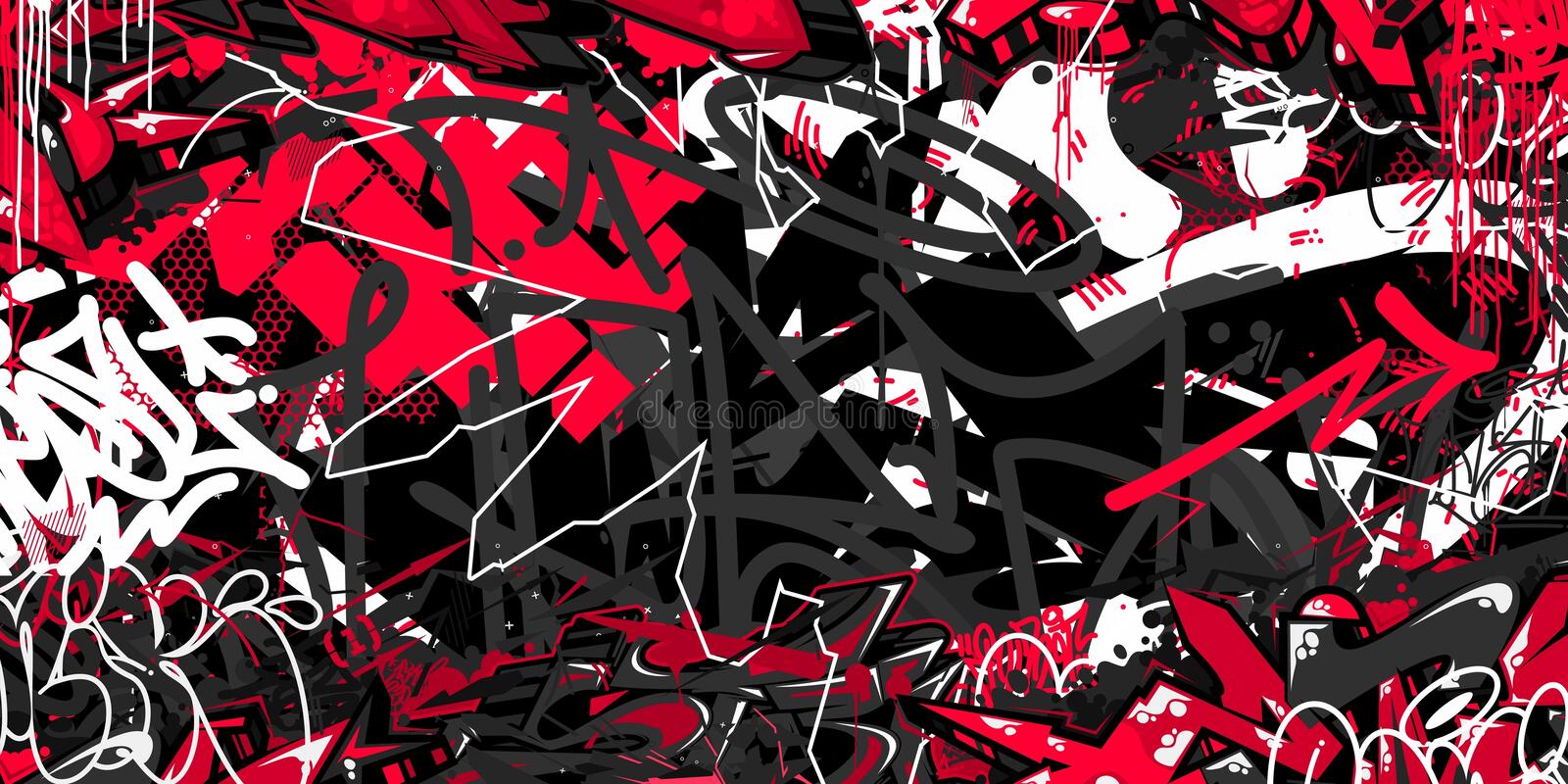 Detail Red Graffiti Background Nomer 9