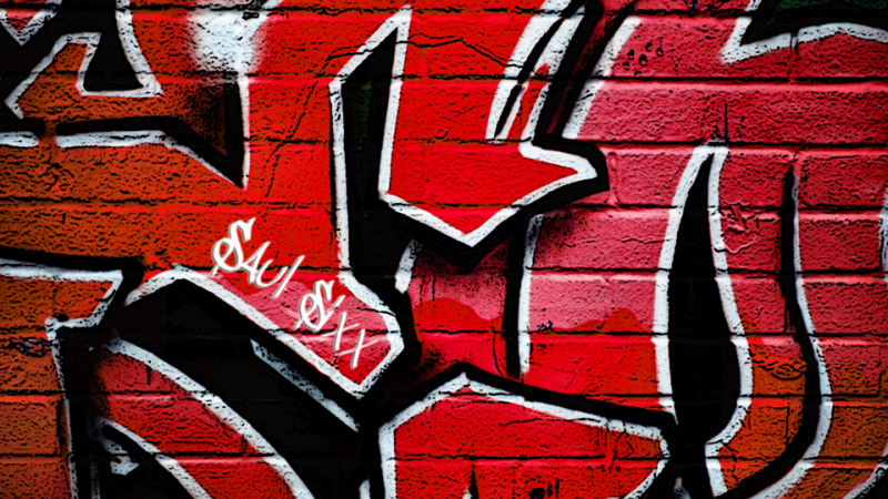 Detail Red Graffiti Background Nomer 44