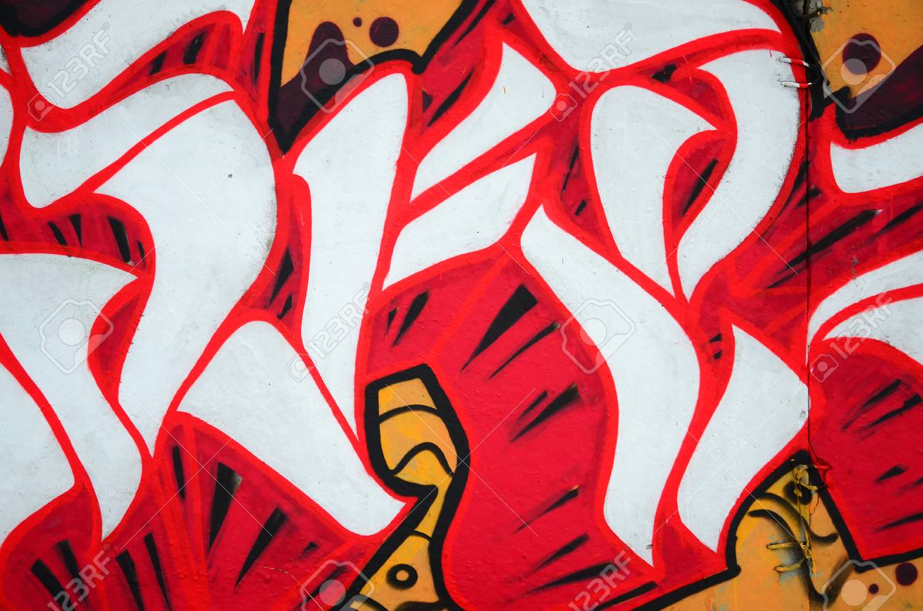 Detail Red Graffiti Backround Nomer 36