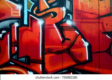 Detail Red Graffiti Backround Nomer 42