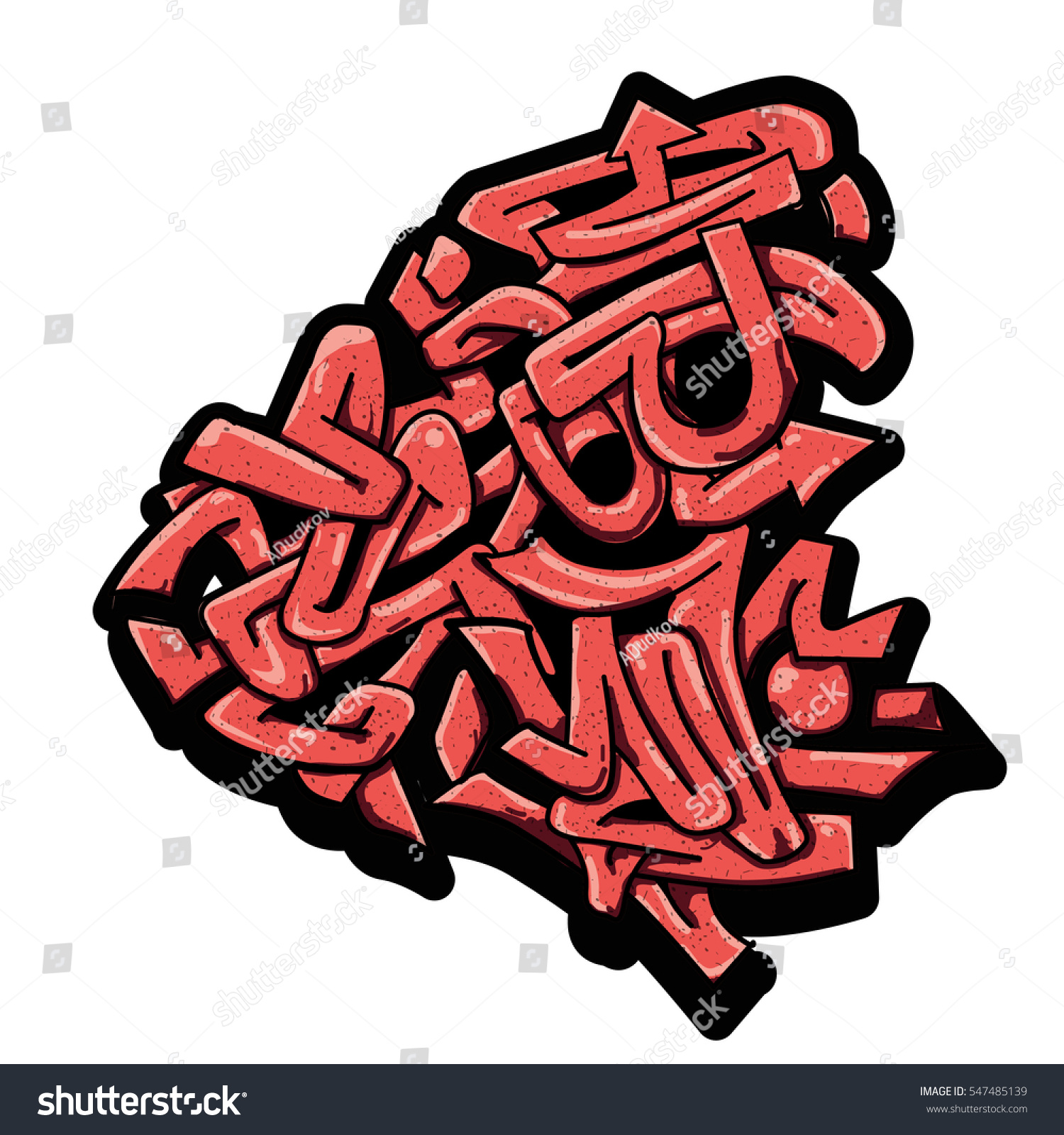 Detail Red Graffiti Piece Nomer 22