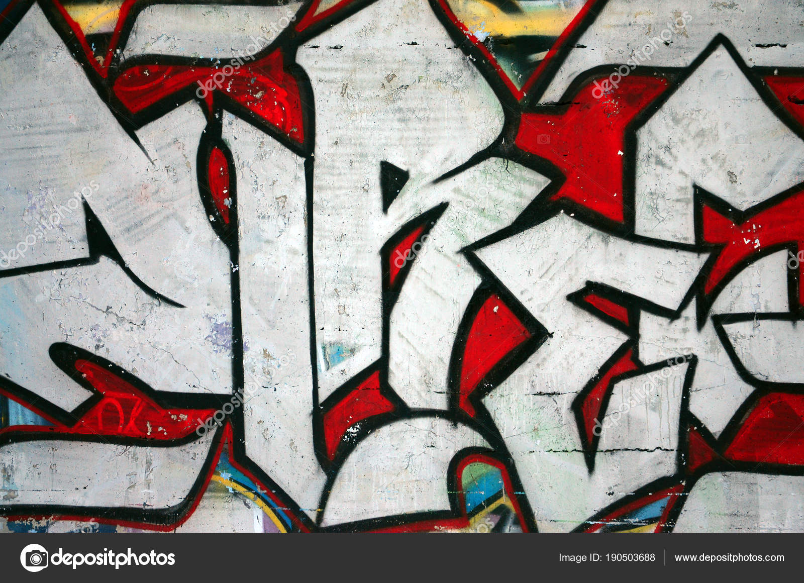 Detail Red Graffiti Wall Nomer 26