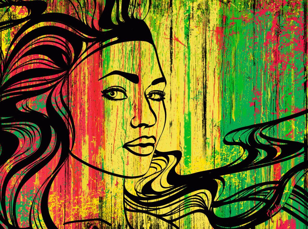 Reggae Graffiti Wallpaper - KibrisPDR