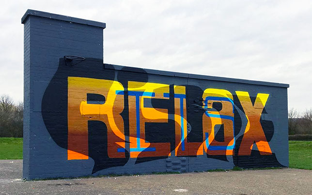 Detail Relax Graffiti Words Nomer 40