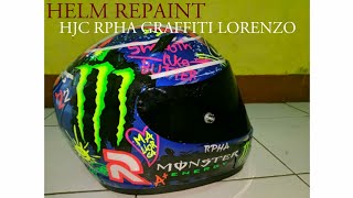 Detail Repaint Hjc Graffiti Nomer 7