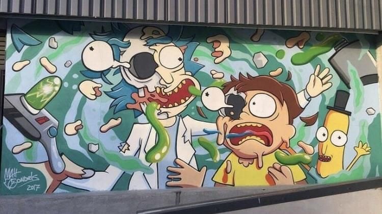 Detail Rick And Morty Graffiti Nomer 2