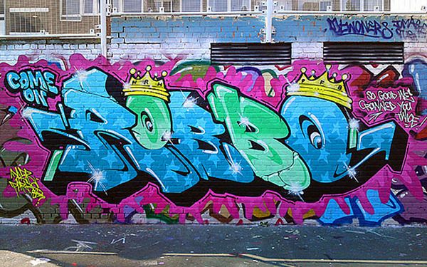 Detail Robbo Piece Graffiti Nomer 15