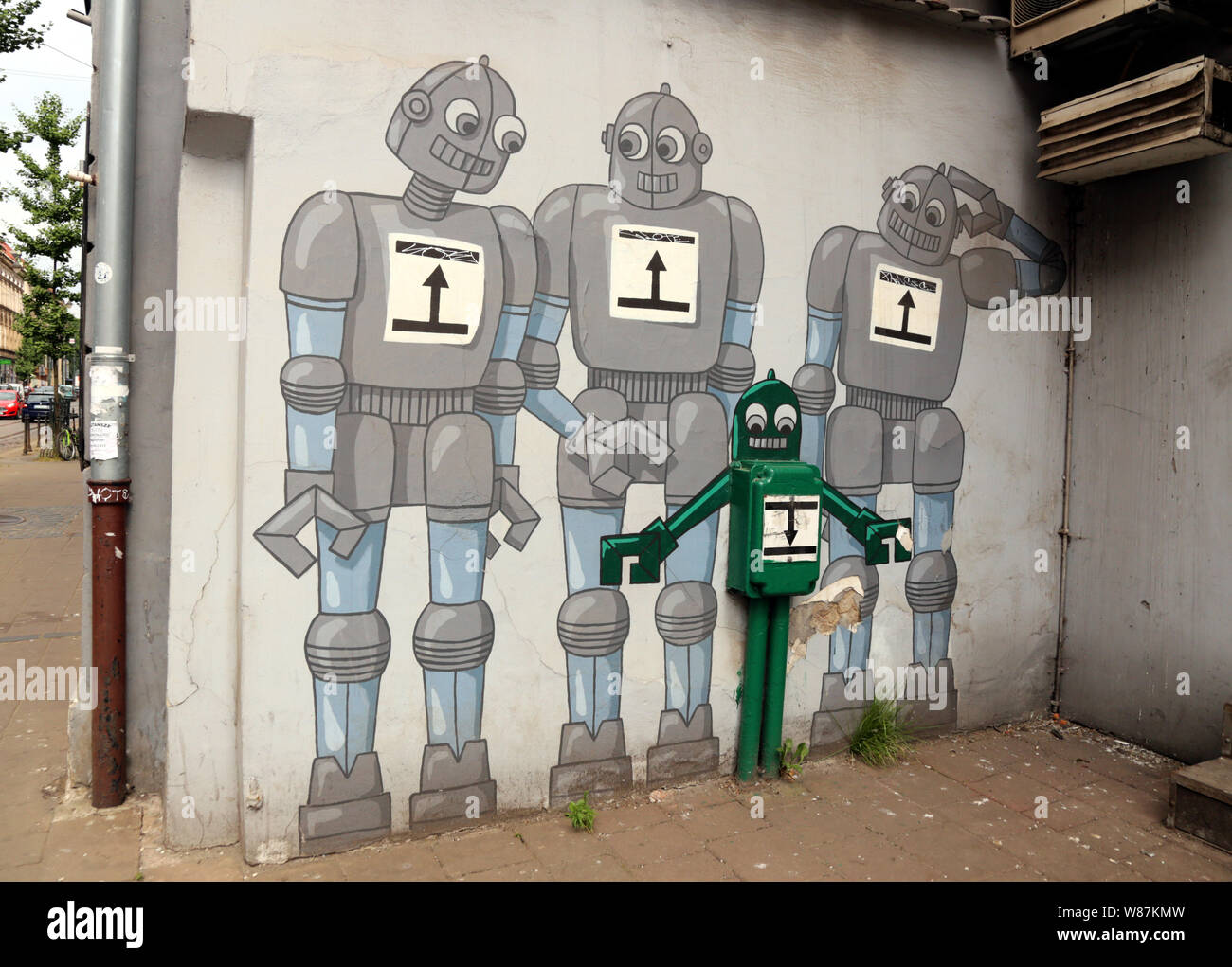 Detail Robot Graffiti Nomer 9