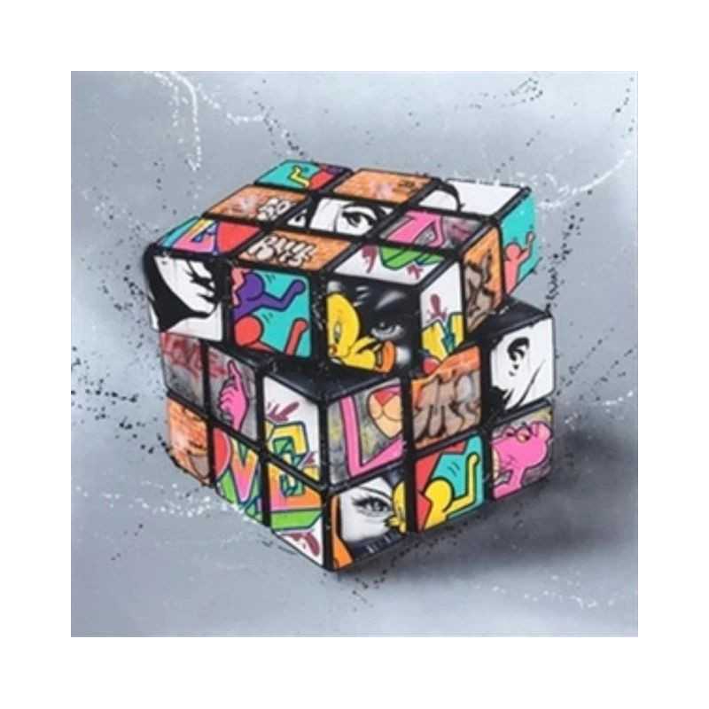 Detail Rubiks Cube Graffiti Nomer 2