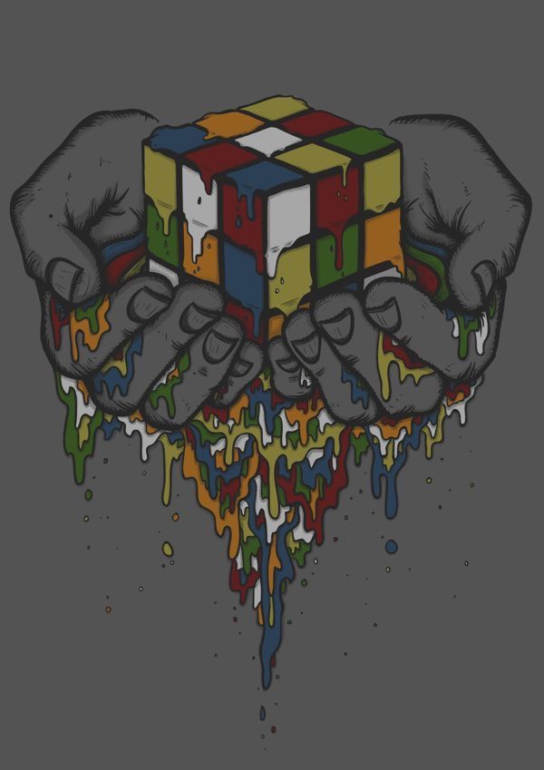 Detail Rubiks Cube Graffiti Nomer 11