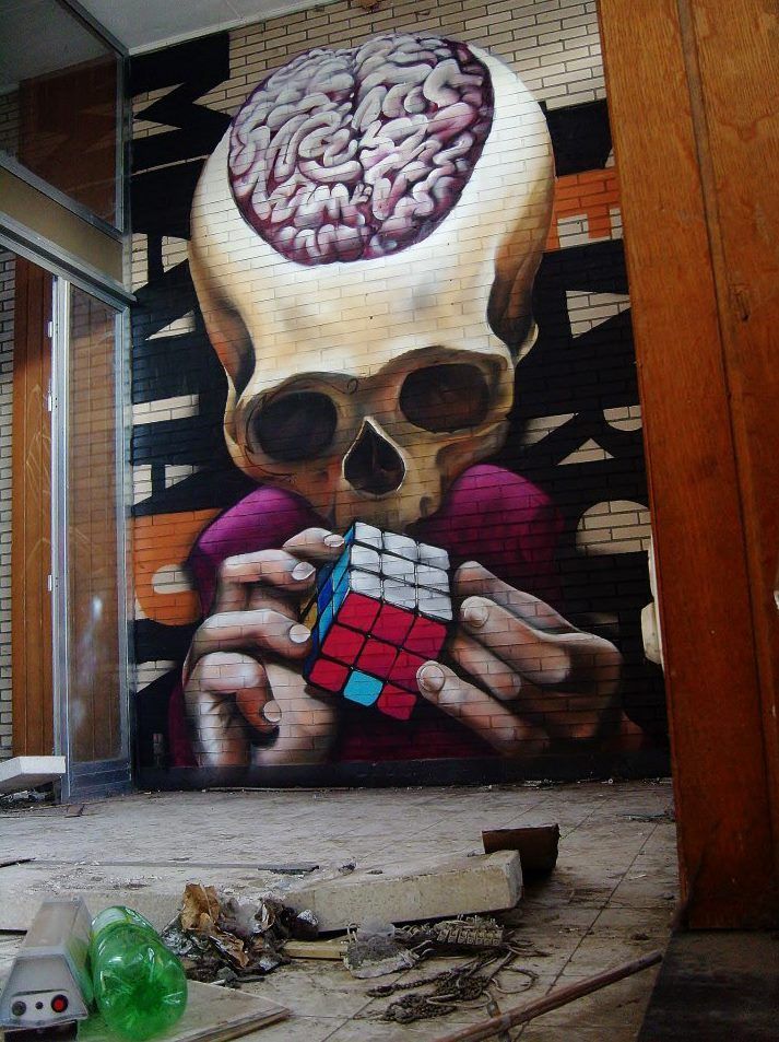 Detail Rubiks Cube Graffiti Nomer 18