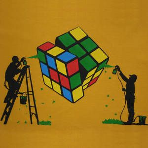 Detail Rubiks Cube Graffiti Nomer 3