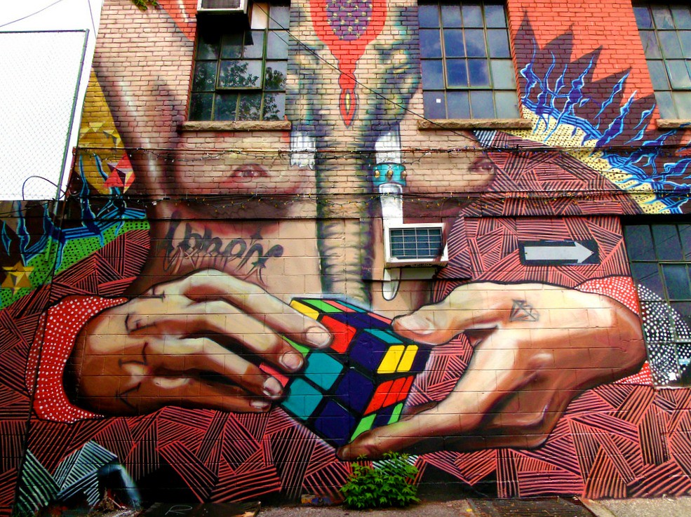 Detail Rubiks Cube Graffiti Nomer 36