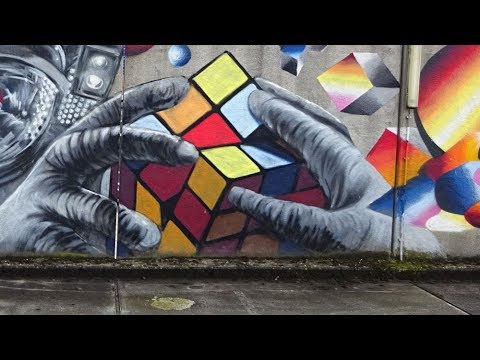 Detail Rubiks Cube Graffiti Nomer 5