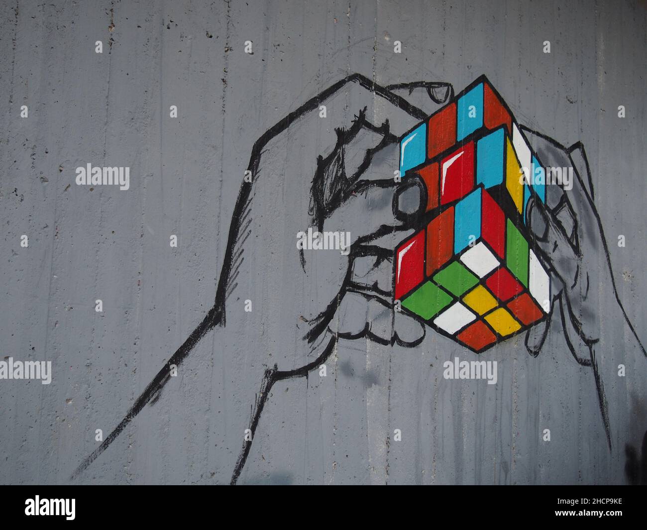 Detail Rubiks Cube Graffiti Nomer 46