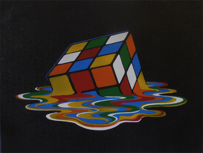 Detail Rubiks Cube Graffiti Nomer 49