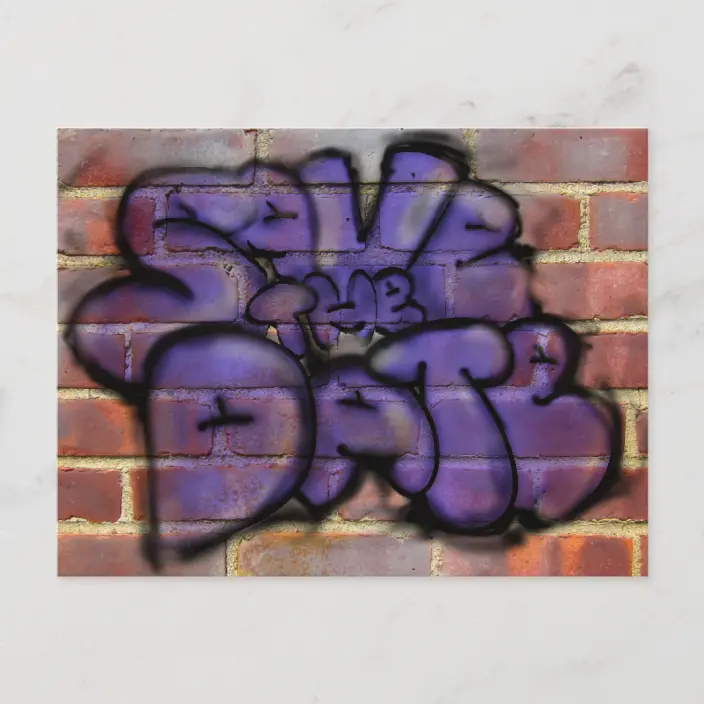 Detail Save The Date Graffiti Nomer 3