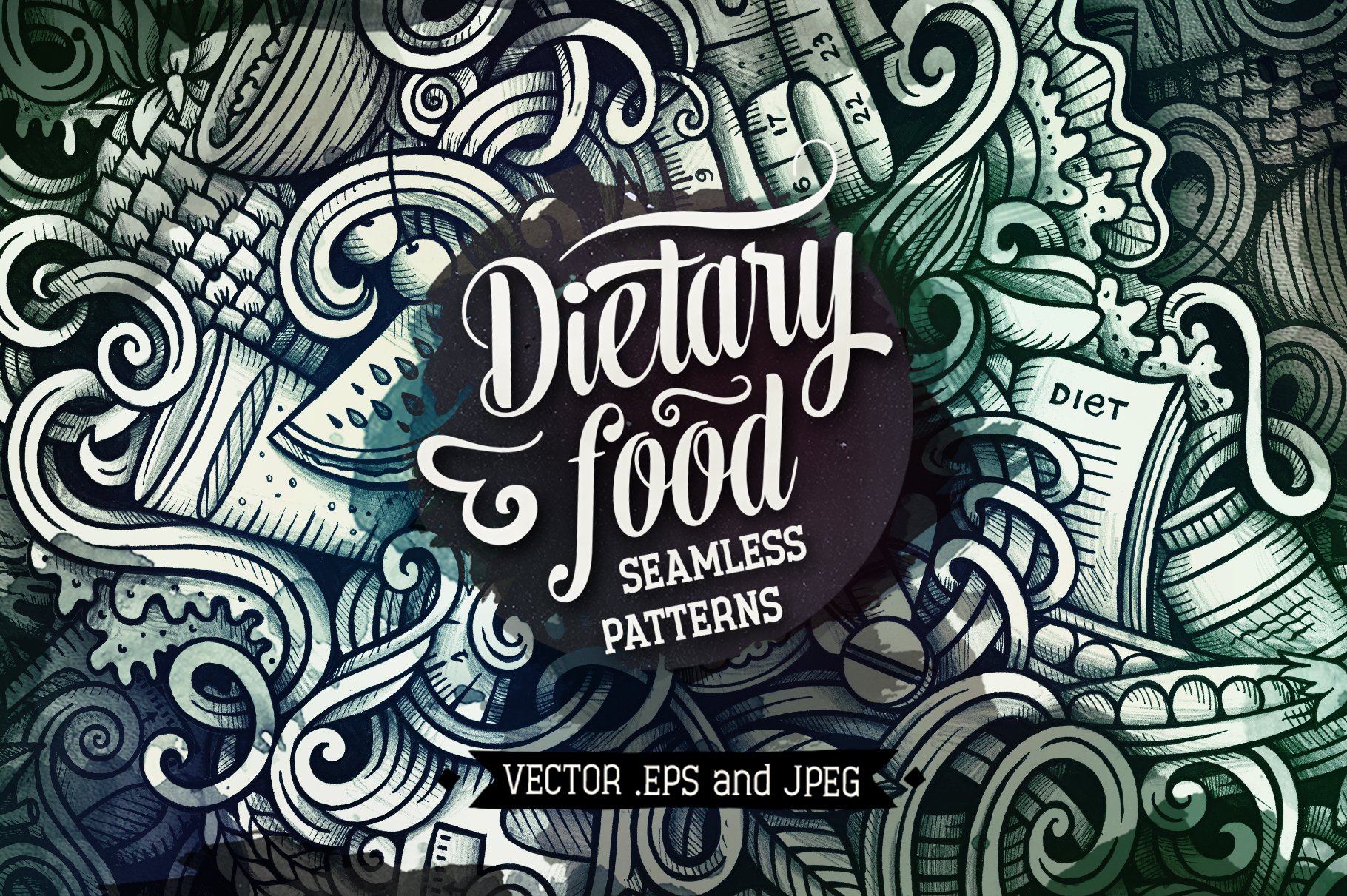 Detail Seamless Food Graffiti Nomer 55