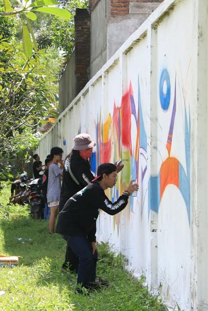 Detail Seni Graffiti Bertema Semangat Nomer 23