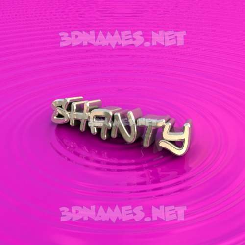 Shanty Name Graffiti - KibrisPDR