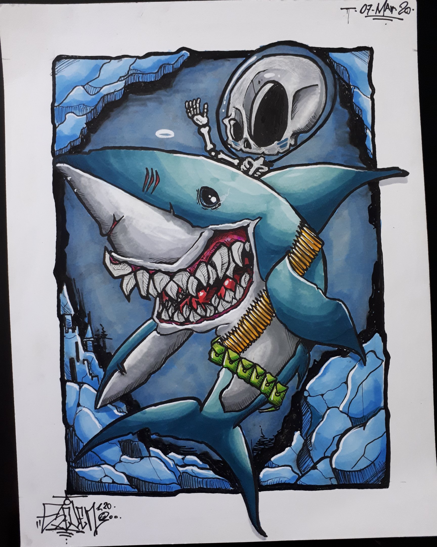 Detail Shark Graffiti Nomer 36