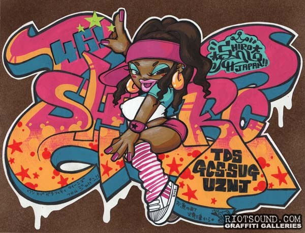 Detail Shiro Graffiti Nomer 17