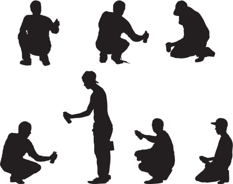 Detail Silhouette Graffiti Nomer 2