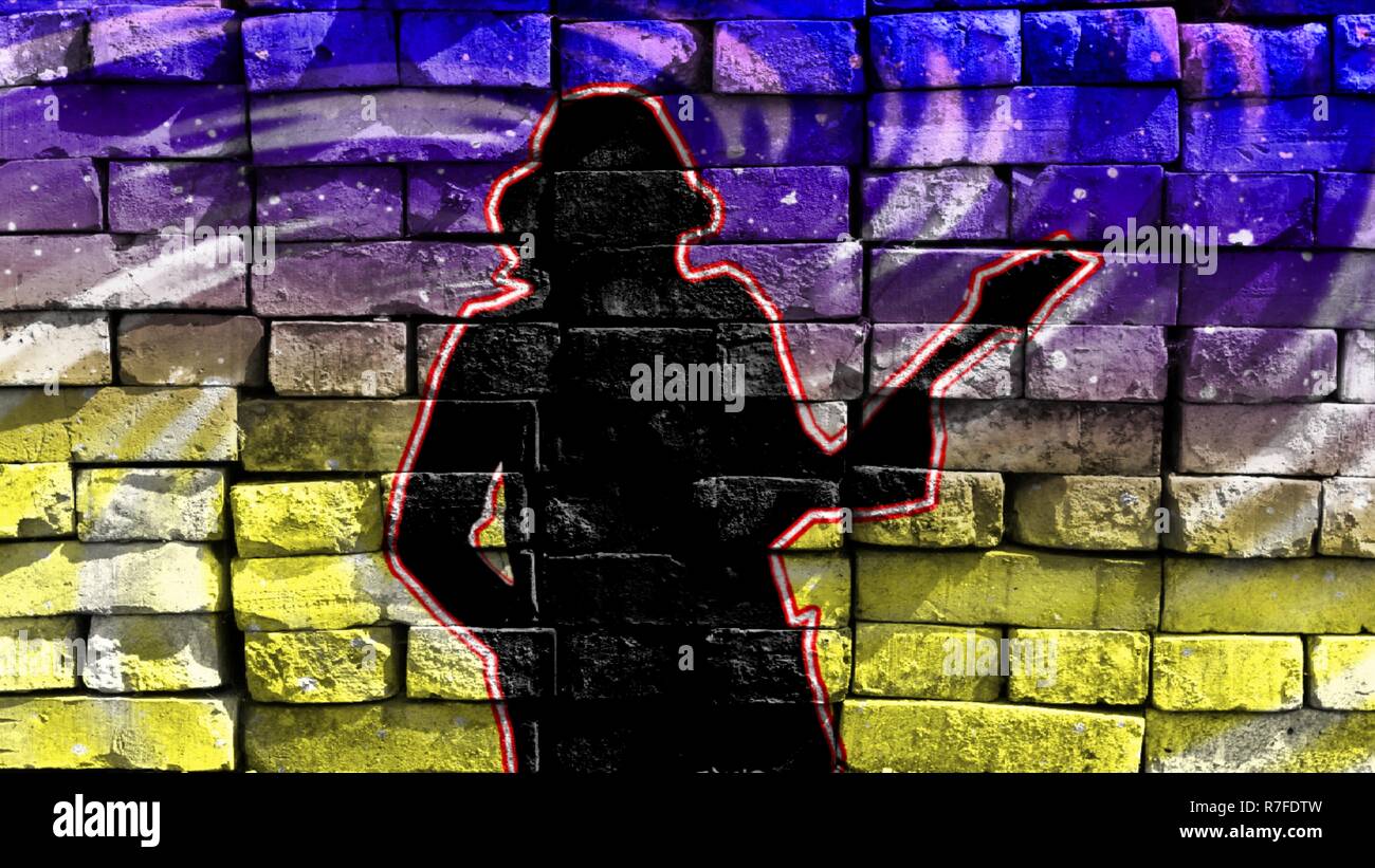 Detail Silhouette Graffiti Nomer 46