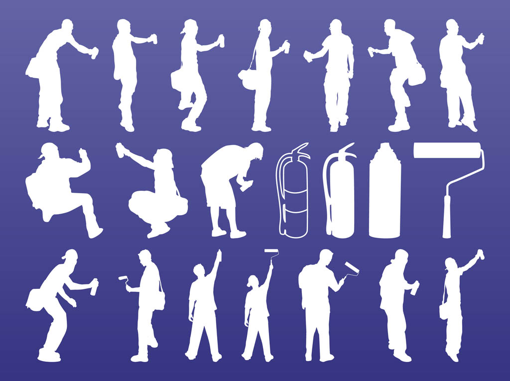 Detail Silhouette Graffiti Nomer 7