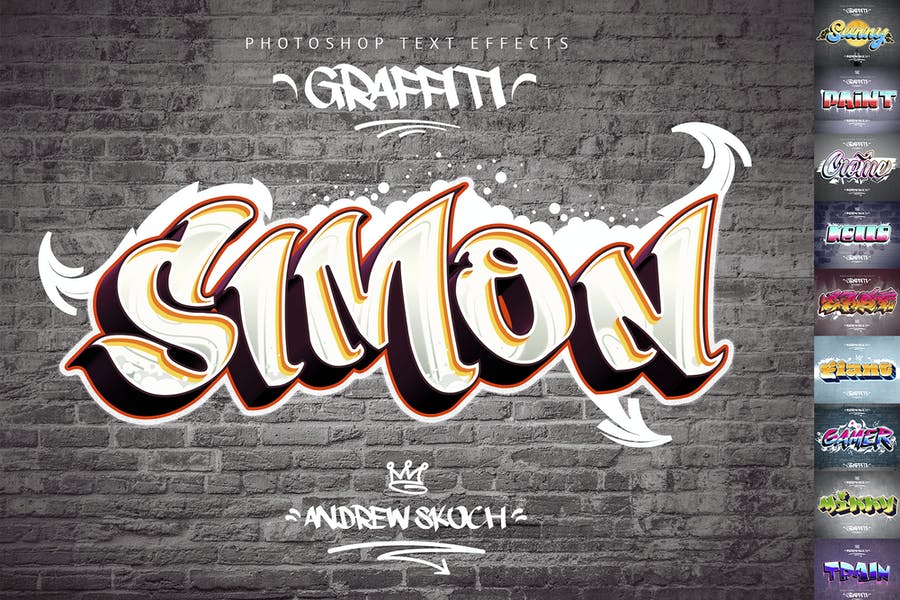 Detail Simon Graffiti Nomer 13