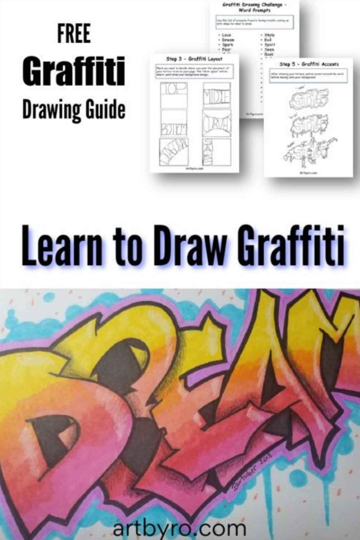 Detail Simple Graffiti Alphabet Beginners Nomer 6