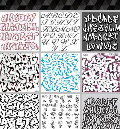 Detail Simple Graffiti Alphabet Beginners Nomer 45