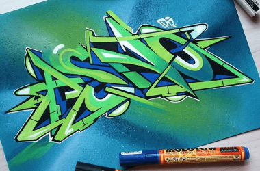 Detail Simple Graffiti Colors Nomer 30