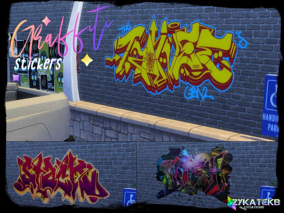 Detail Sims 4 Graffiti Cc Nomer 15