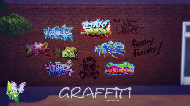 Detail Sims 4 Graffiti Cc Nomer 6