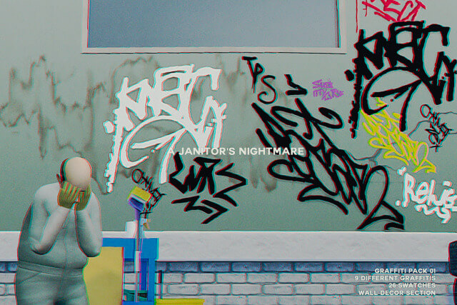 Detail Sims 4 Graffiti Cc Nomer 8