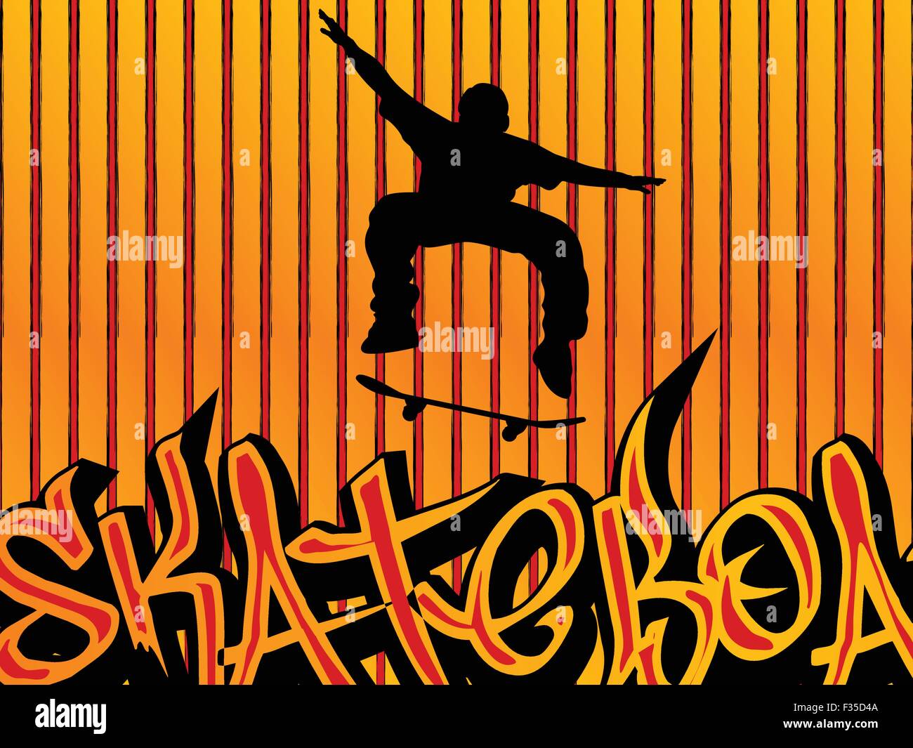 Detail Skater Graffiti Vector Nomer 33