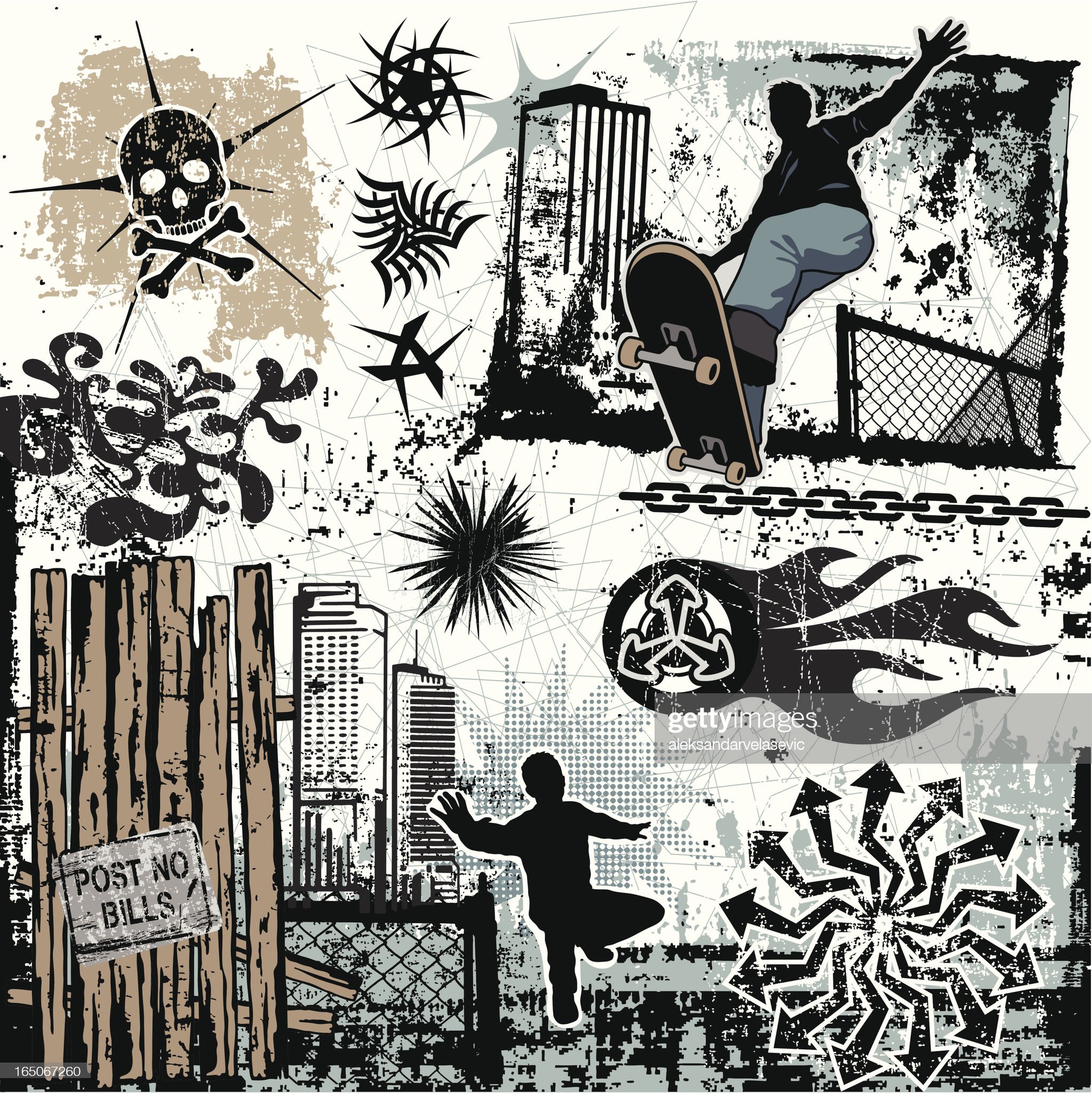 Detail Skater Graffiti Vector Nomer 37