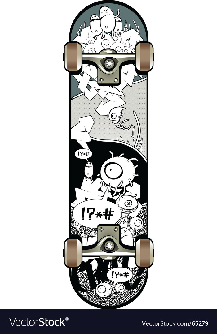 Detail Skater Graffiti Vector Nomer 47