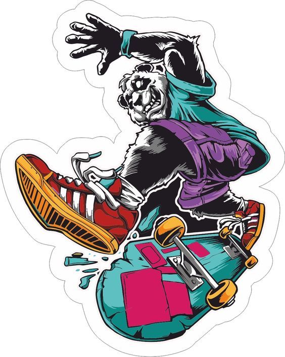 Detail Skater Graffiti Vector Nomer 58