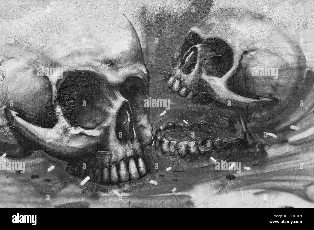 Detail Skeleton Skull Graffiti Nomer 30
